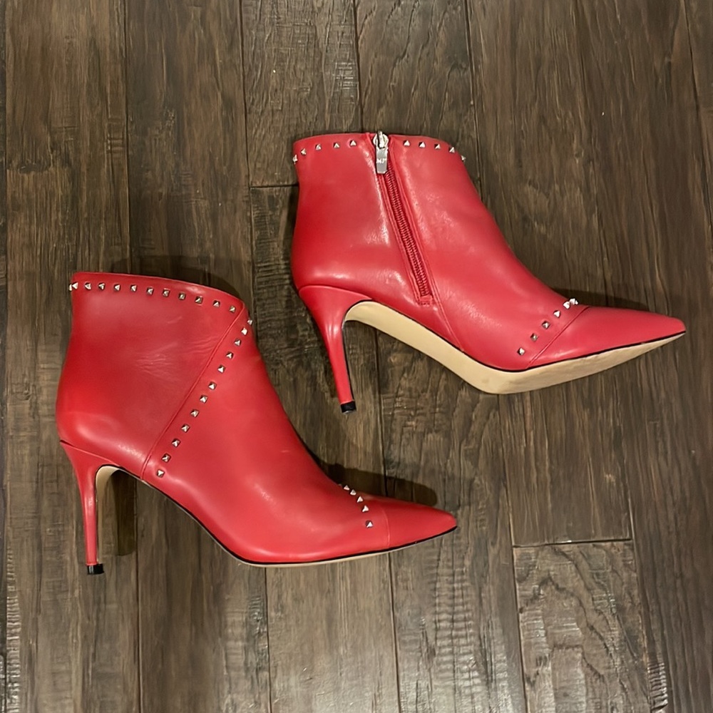 Marc Fisher Rica Dark Red Leather - Picture 2 of 5